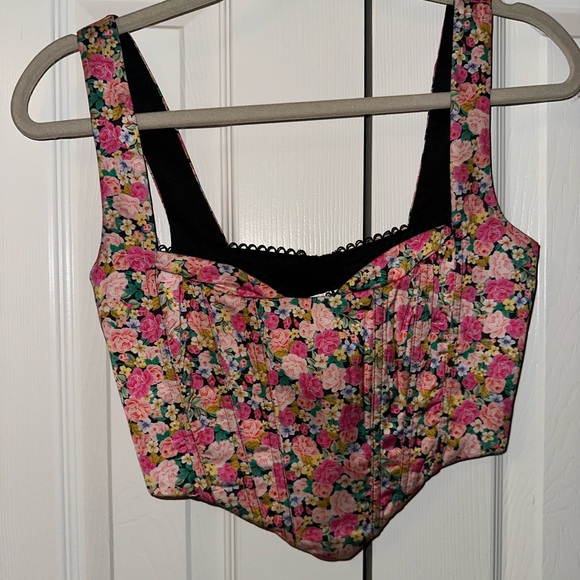 For Love & Lemons Floral Bustier - Picture 2 of 4